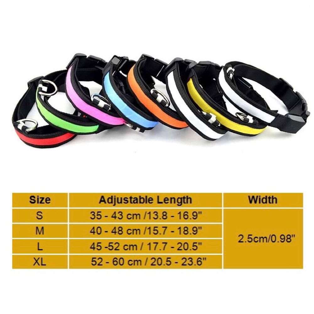 LED Luminous Dog Night Safety Collar