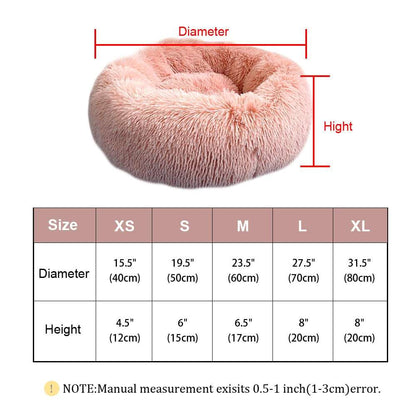 Plush Round Bed