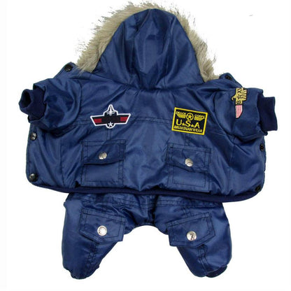Hooded Airman Fleece Jacket